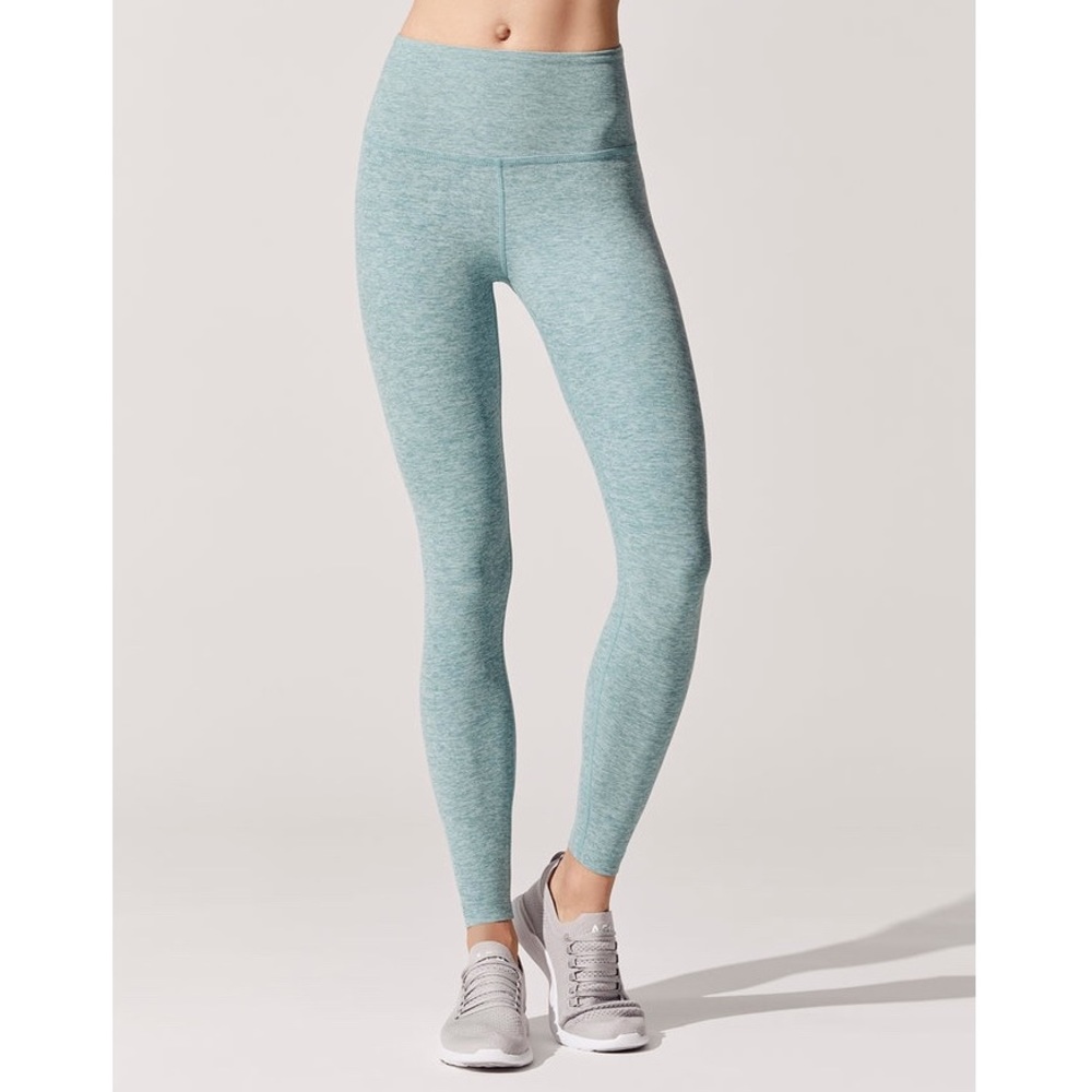 Beyond Yoga high waist space dye blue crush